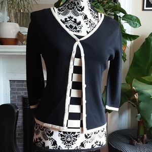 Twin Set cardi and top M